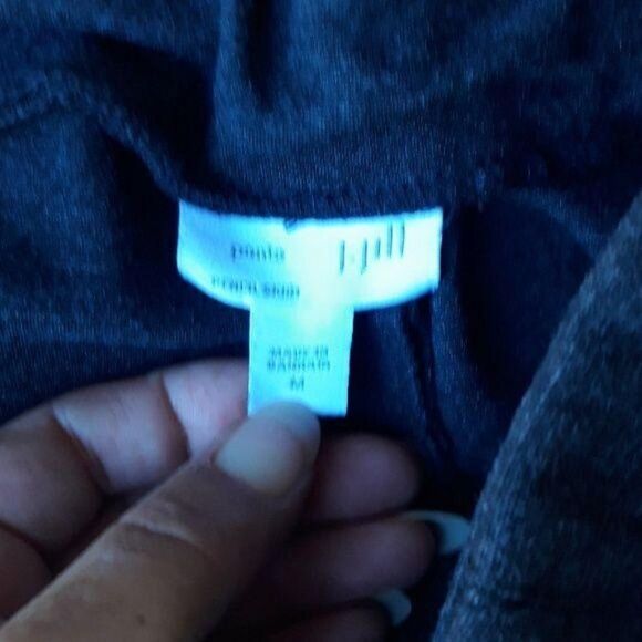 J. Jill Ponte Knit Business Casual Pull On Gray Stretch Pencil Skirt Size M - Picture 3 of 7